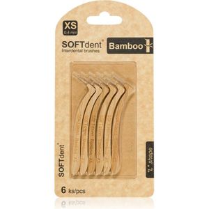 SOFTdent Bamboo Interdental Brushes Interdentale Tandenragers van bamboe 0,4 mm 6 st