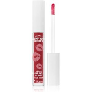 theBalm Plump Your Pucker Lip Gloss Lipgloss voor meer Volume Tint Wild West 2.7 ml