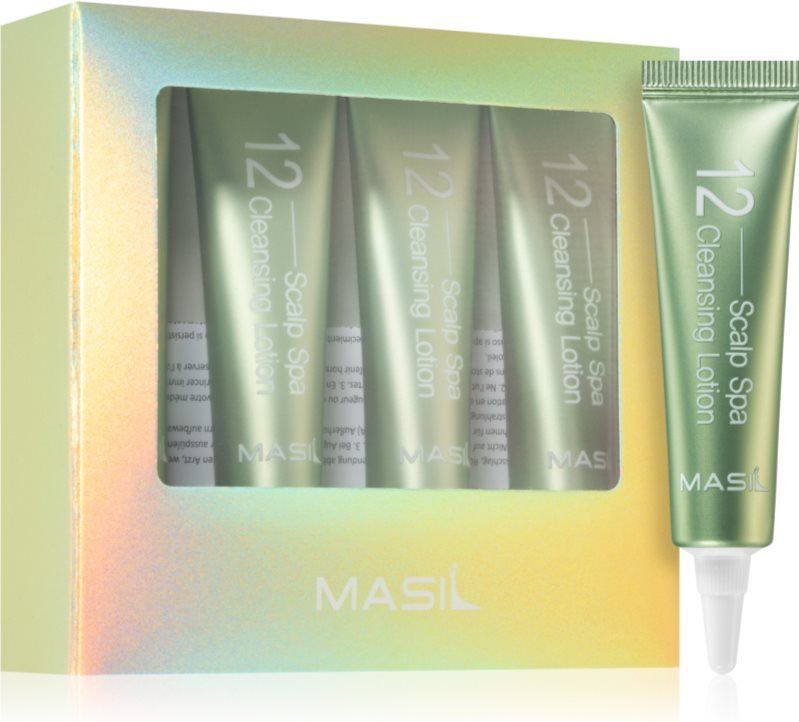MASIL - 12 Scalp Spa - Reinigend Balsem - 4x15 ml - Voor Gezonde Hoofdhuid