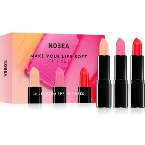 NOBEA - Make Your Lips Soft Gift Set - Lippenbalsem - 3 Stuks