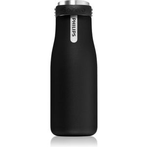 Philips AquaShield GoZero UV zelfreinigende fles thermo kleur Black 590 ml