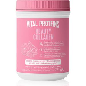 Vital Proteins Beauty Collagen poeder voor de bereiding van een drankje voor een mooie huid, haar en nagels Smaak Strawberry-Lemon 271 g