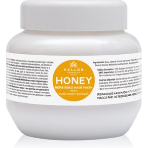 Kallos KJMN Professional Honey Intensief Hydraterende Masker voor Droog en Beschadigd Haar 275 ml