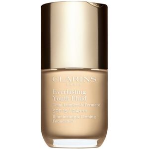Clarins - Everlasting Youth Fluid Foundation - Verhelderende Foundation - Tint 100.5 Cream - 30 ml