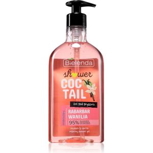 Bielenda - Shower Coctail - Douchegel - 400 ml - Rhubarb + Vanilla