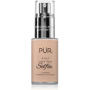 PÜR Cosmetics 4-in-1 Love Your Selfie Foundation en Concealer 2 in 1 Tint MN1 30 ml