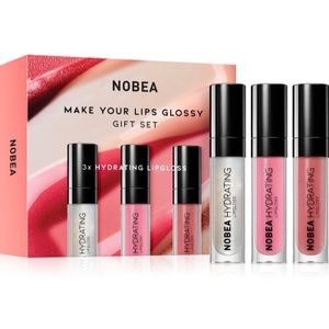 NOBEA - Make Your Lips Glossy - Lipgloss Set - 3 Stuks - Cosmetica