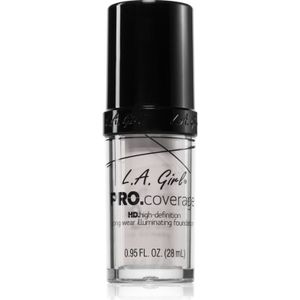 L.A. Girl Cosmetics - PRO. Coverage - Verhelderende Vloeibare Make-up - Tint White - 28 ml