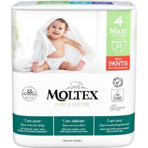 Moltex Pure & Nature Maxi Size 4 wegwerp-luierbroekjes 7-12 kg 22 st