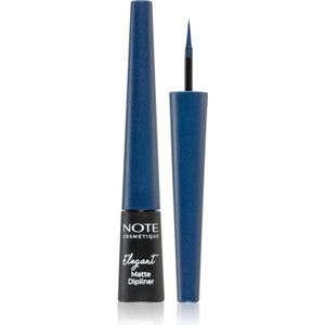 Note Cosmetique - Elegant Matte Dipliner - Eyeliner - Navy Blue - 2,5 ml