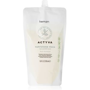 Kemon Actyva Nutrizone Ricca Voedende Shampoo - 500 ml - Shampoo