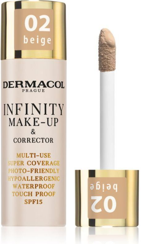 Dermacol - Infinity - Foundation - Tint 02 Beige - 20 g