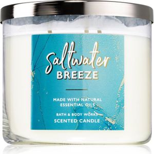 Bath & Body Works Saltwater Breeze geurkaars 411 g