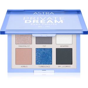 Astra Make-up - Private Dream Palette - Oogschaduw Palette - Tint 04 - Jet - 1 st