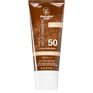 Australian Gold Face + Self Tanner Zelfbruinende Gezichtscrème SPF 50 88 ml