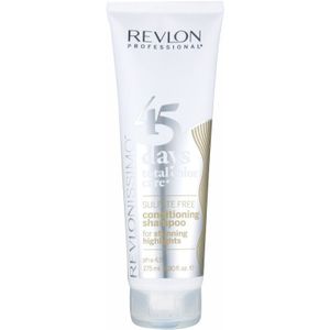 Revlon Professional Revlonissimo Color Care Shampoo en Conditioner 2in1 voor Highlights en Wit Haar Suflaat Vrij  275 ml