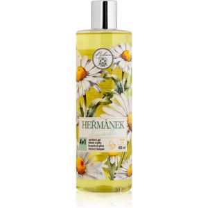 Bohemia Gifts & Cosmetics Flower Line Chamomilla reinigingsgel voor lichaam en haar 4in1 400 ml
