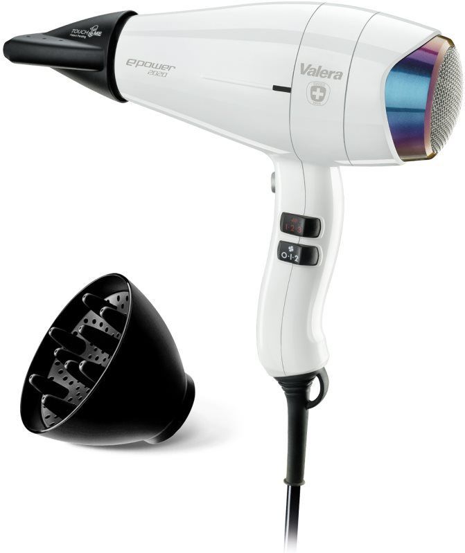 Valera - ePower 2020 eQ RC D - Föhn - Zwart - Inclusief Diffuser