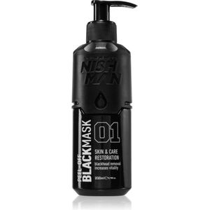 Nish Man - Peel-Off Masker - Zwart - 200 ml