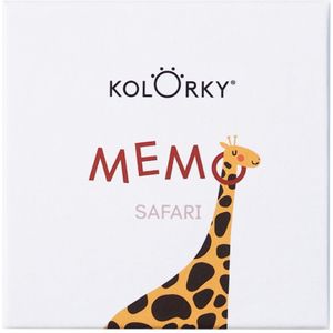 Kolorky Memo Game Safari Memory 20 st