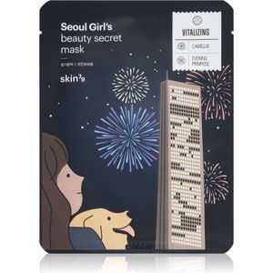 Skin79 Seoul Girl's Beauty Secret verstevigend sheetmasker voor de gezichtscontouren 20 gr