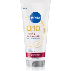 NIVEA - Q10 Firming + Anti-Wrinkle - Verstevigende Hals en Dekolleté Crème - 200 ml