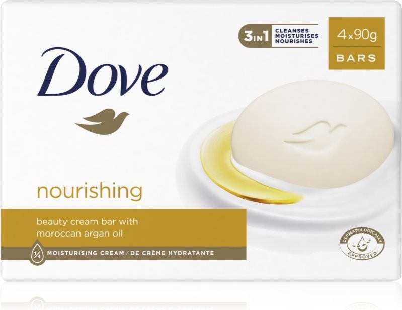 Dove - Cream Oil - Vaste Zeep - Arganolie - 4x90 g