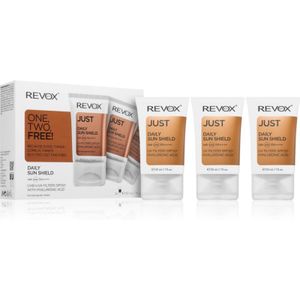 Revox B77 JUST Daily Sun Shield - Beschermende Huidcrème - SPF 50+ - 3x30 ml