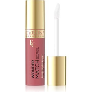 Eveline Cosmetics - Wonder Match - Hydraterende Olie voor Lippen - Tint 04 Raspberry Sorbet - 5 ml