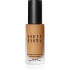 Bobbi Brown Skin Long-Wear Weightless Foundation Langaanhoudende Make-up SPF 15 Tint Golden Natural (W-058) 30 ml