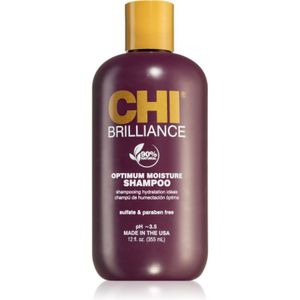 CHI Brilliance Optimum Moisture Shampoo Hydraterende Shampoo voor Glanzend en Zacht Haar 355 ml