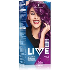 Schwarzkopf LIVE Ultra Brights or Pastel semipermanente haarkleur Tint  94 Purple Punk