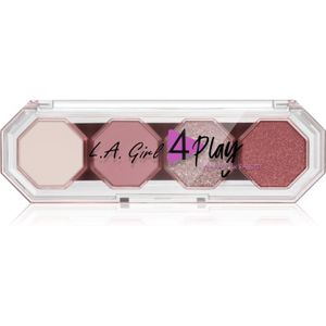 L.A. Girl Cosmetics - 4 Play - Oogschaduw Palette - Tint Feel Good - 3.2 g