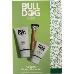 Bulldog - Original Expert Shave Set - Scheerset - Inclusief Hydraterende Crème en Scheergel