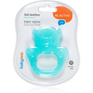 BabyOno Be Active Gel Teether bijtring Turquoise Bear 1 st