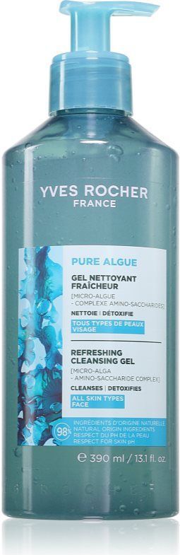 Yves Rocher Pure Algue Reinigingsgel met verfrissend effect 390 ml