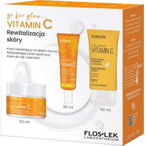 FlosLek Laboratorium - Go For Glow - Gift Set - Nagelverzorging - Vitamine C
