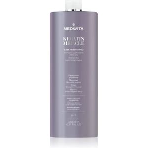 Medavita - Keratin Miracle Sleek Hair Shampoo - Gladmakende Shampoo - 1250 ml
