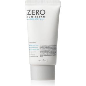 rom&nd - Zero Sun Clean - Gezichtsfluid - SPF 50+ - 50 ml