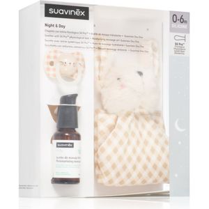 Suavinex Night & Day Gift Set Gift Set Cream Lion(voor baby’s)