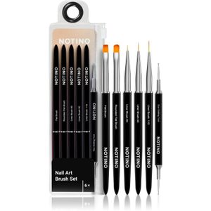 Notino - Nail Tools - Nagel Art Penselen Set - 6 Stuks - Voor Gel en Acrylnagels