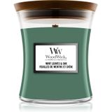 WoodWick - Mint Leaves & Oak Medium Candle