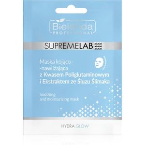 Bielenda Professional Supremelab Hydra Glow - Sheet Mask - Slakken Extract - 1 Stuk