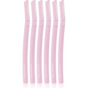 BrushArt Accessories Face & Brow razors scheermes voor Wenkbrauwen 6 st