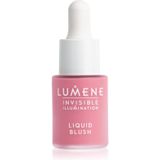 Lumene Invisible Illumination Vloeibare Blush voor Stralende Huid Tint Frosty Petal 15 ml