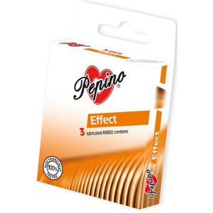 Pepino Effect - Condooms - 3 Stuks - Natuurlijk Latex
