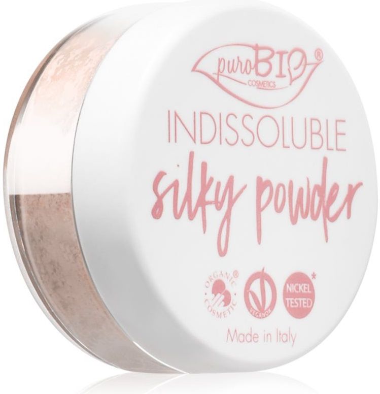 puroBIO Cosmetics - Indissouble - Matterende Losse Poeder - Tint 02 Peachy Pink - 8 g