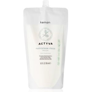 Kemon - Actyva Nutrizone Ricca - Haarmasker - 500 ml