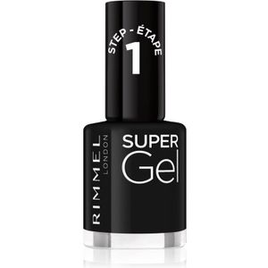 Rimmel Super Gel Gel Nagellak zonder UV/LED Lamp Tint 070 Black Obsession 12 ml