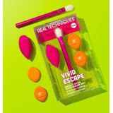 Real Techniques - Vivid Escape - Concealer Set - Inclusief Kittenpoot Make-upborstel en Spons